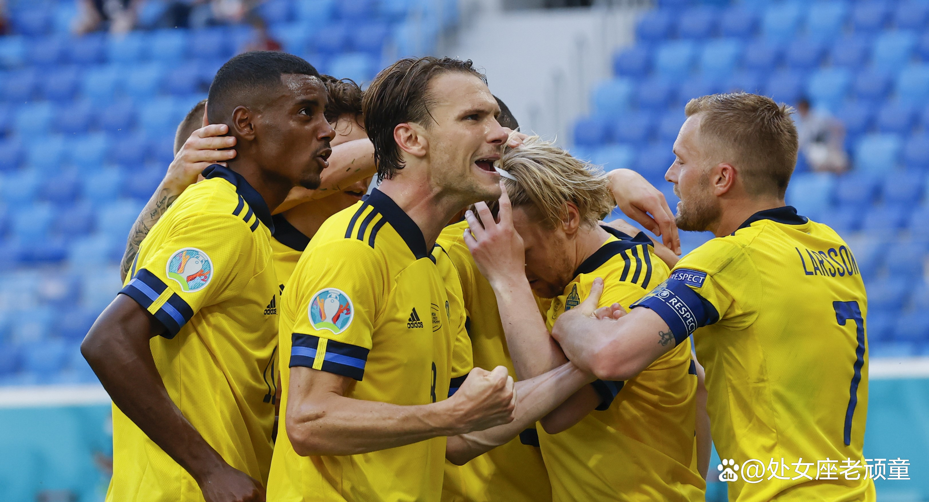 瑞典足球队在比赛中超越对手夺冠