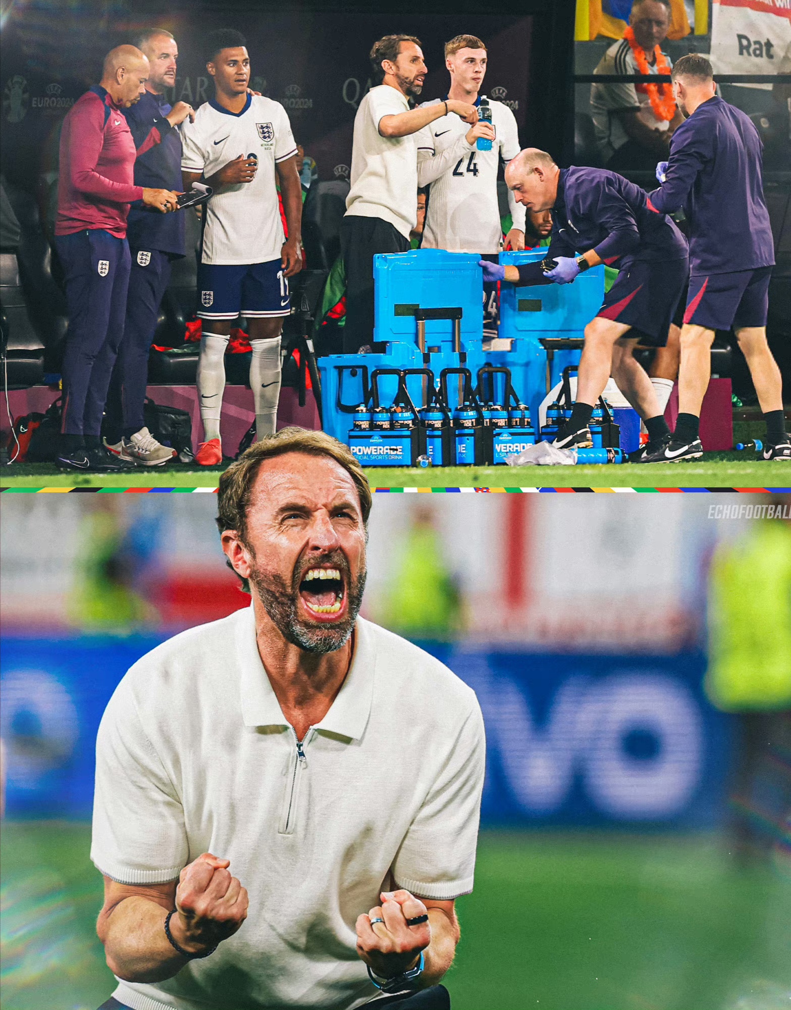 荷兰队与对手激烈对抗，最终取胜